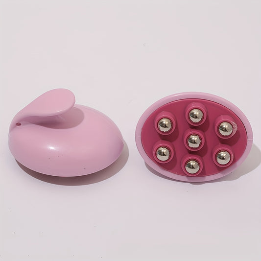 7-Ball Manual Massager Roller Full Body & Abdominal Massage with Ergonomic Handle